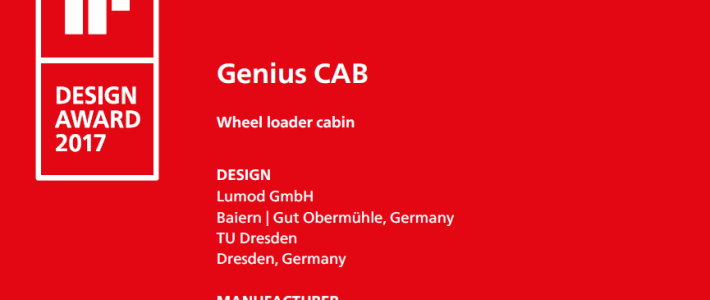 Genius CAB wins iF Design Award 2017